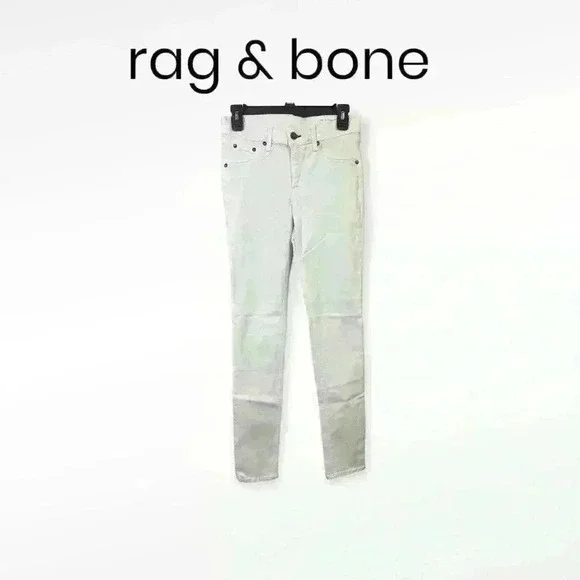 Rag & Bone Skinny White Denim size 28” Prod: W1502M595BLA Skinny